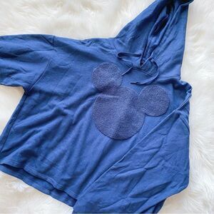 Disney Mickey Mouse Cropped Hoodie